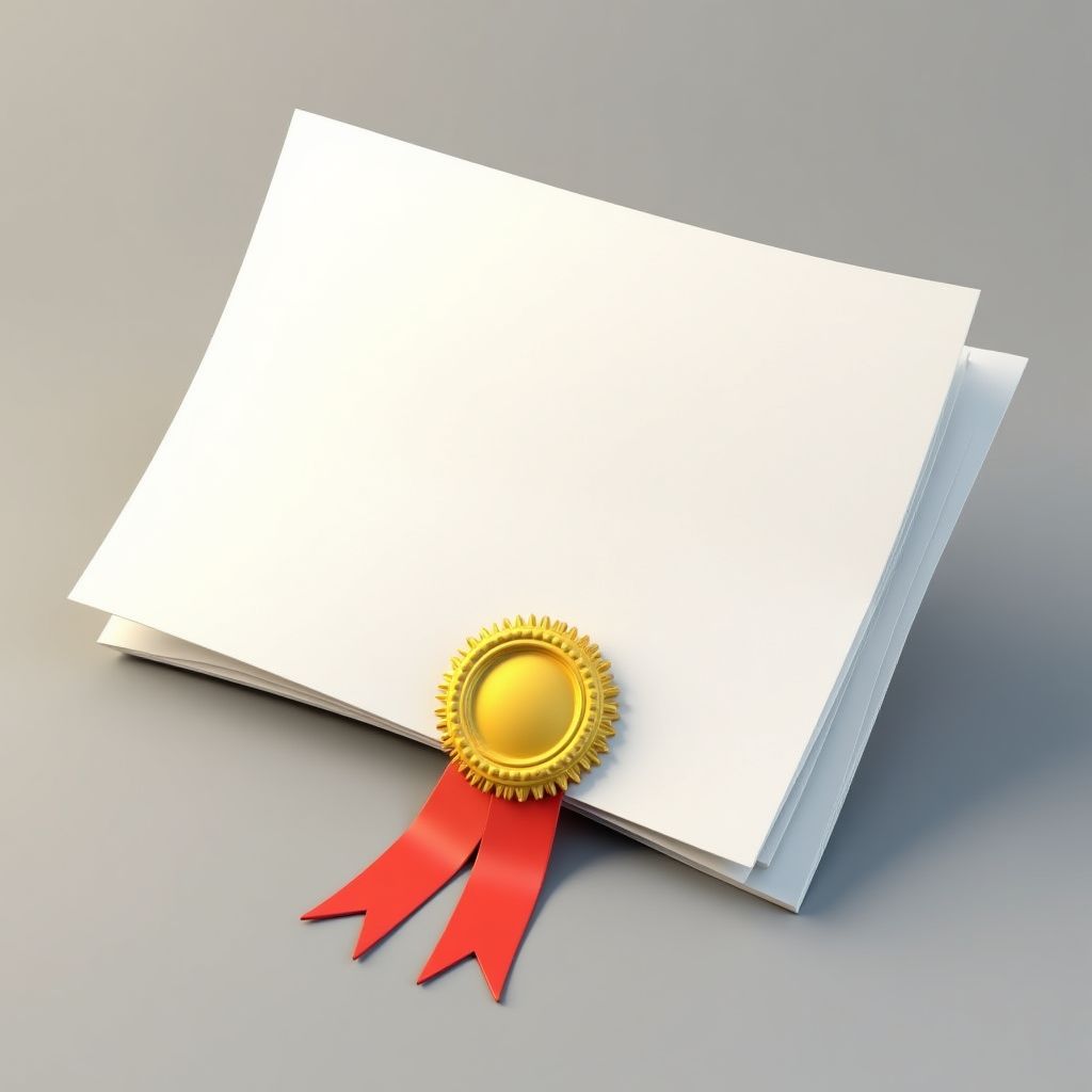 Icono de certificación